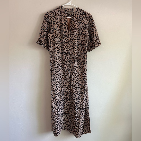 Anthropologie Mackenzie Leopard Print Dress Size XS - Picture 9 of 10